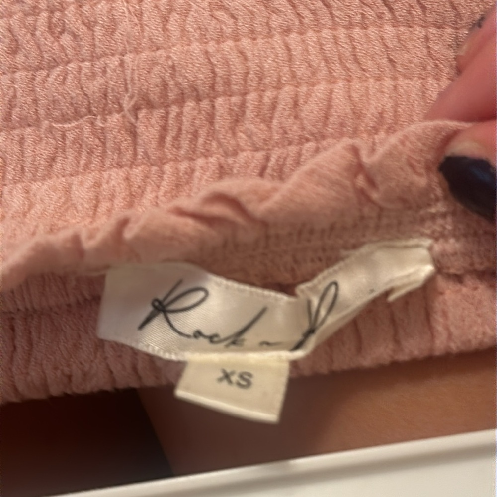 Cute Ruffle Pink Skirt - Picture 3 of 3